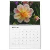 Calendrier Mural Couleur d'en du fotografía De Flores d'escroquerie (Mar 2027)
