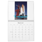 Calendrier Mural couverture, navette spatiale Calander, 2008 (Mar 2027)