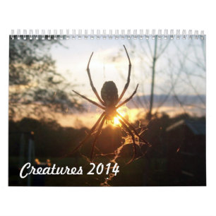 Calendrier Mural Créatures 2014
