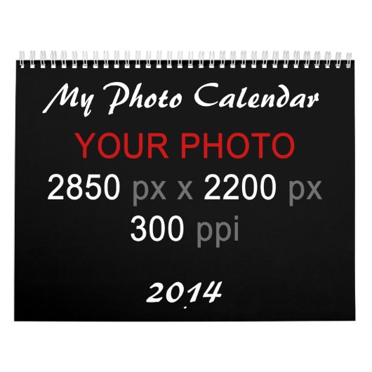 Calendrier Mural Créez votre propre personnalisation (Protection)