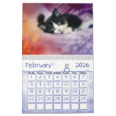 Calendrier Mural Cuisineux chatons (Feb 2026)