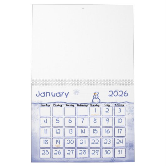 Calendrier Mural Customisez votre propre (Jan 2026)