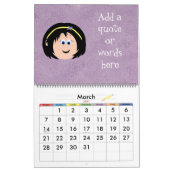 Calendrier Mural Customisez vous-même (Mar 2027)