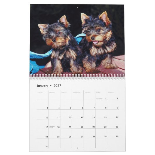 Calendrier Mural Cute Pups 2012 (Jan 2027)