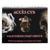 Calendrier mural d’art obscur – Format vertical (Protection)