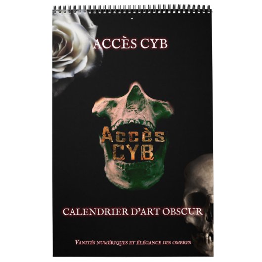 Calendrier mural d’art obscur – Format vertical (Protection)