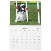 Calendrier mural d'agilité de Papillons (Feb 2027)