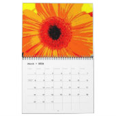 Calendrier Mural Dahlia Floral Imaginaire 2014 Wall Calender (Mar 2026)