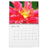 Calendrier Mural Dahlia Floral Imaginaire 2014 Wall Calender (Feb 2026)