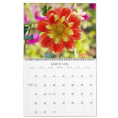 Calendrier Mural Dahlias (Mar 2026)