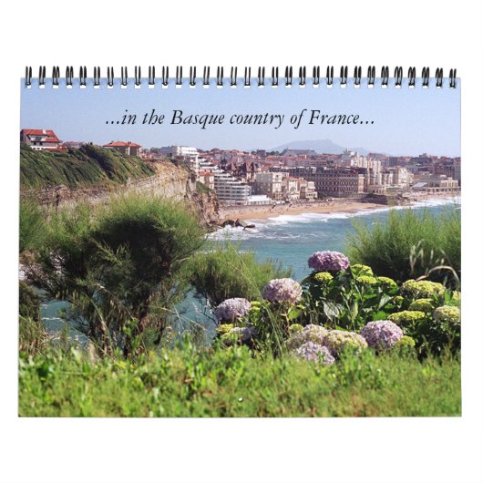 Calendrier Mural … dans le pays Basque de la France… (Protection)