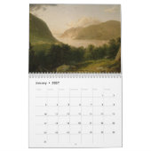 Calendrier mural d'art américain ancien 2026 (Jan 2027)