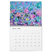Calendrier mural d'art en acrylique (Jan 2027)