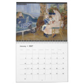 Calendrier mural d'art fin Pierre-Auguste Renoir (Jan 2027)