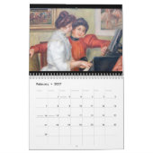 Calendrier mural d'art fin Pierre-Auguste Renoir (Feb 2027)