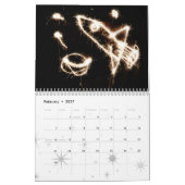 Calendrier Mural Dates de SparklerArt (Feb 2027)