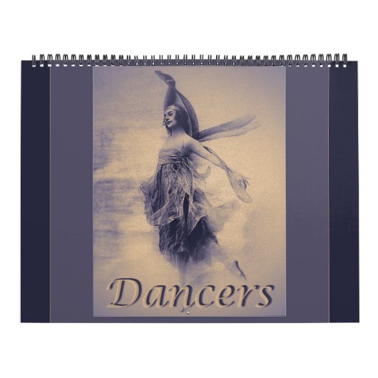 Calendrier mural de 12 mois Danseurs réinventés (Protection)