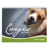 Calendrier mural de 2011 Corgis (avec des blogs) (Protection)