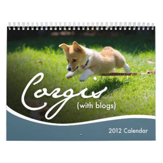 Calendrier mural de 2012 Corgis (avec des blogs)