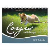 Calendrier mural de 2012 Corgis (avec des blogs) (Protection)