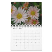 Calendrier mural de 2012 marguerites (Feb 2027)