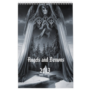Calendrier mural de "anges et de démons" 2013