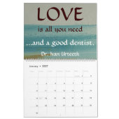 Calendrier mural de bureau de dentiste drôle pour (Jan 2027)