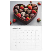 Calendrier mural de célébration du chocolat 2027 p (Feb 2027)