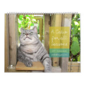 Calendrier mural de chat 2017 (Protection)