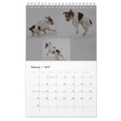Calendrier mural de chien de Russell Terrier de (Feb 2027)