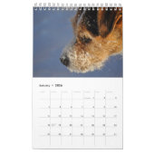 Calendrier mural de chien de Russell Terrier de (Jan 2026)