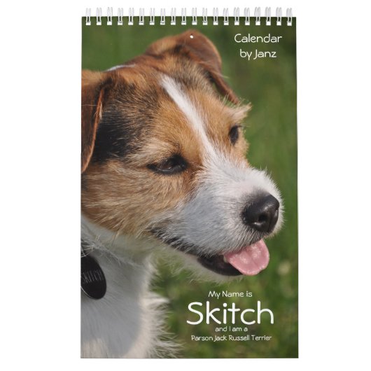 Calendrier mural de chien de Russell Terrier de (Protection)