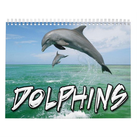 Calendrier mural de dauphins (Protection)