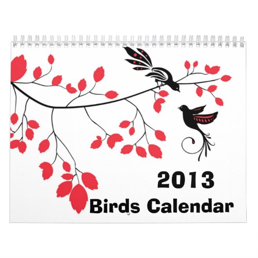 Calendrier mural de ~ de 2013 oiseaux (Protection)