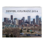 Calendrier mural de Denver, le Colorado 2014 (Protection)