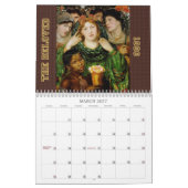 Calendrier mural de Gabriel Dante Rossetti (Mar 2027)