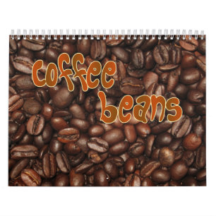 Calendrier mural de grains de café
