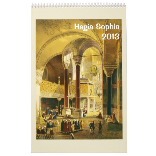 Calendrier mural de Hagia Sophia 2013 (Protection)