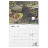 Calendrier mural de jeu de miniatures des faucons (Feb 2027)