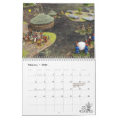 Calendrier mural de jeu de miniatures des faucons (Feb 2026)