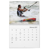 Calendrier mural de kitesurf (Feb 2027)