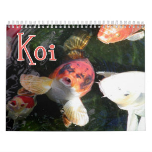 Calendrier mural de Koi