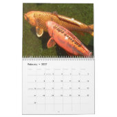 Calendrier mural de Koi (Feb 2027)