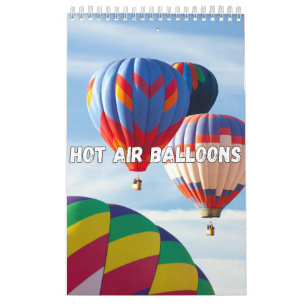 Calendrier mural de la collection de ballons à air
