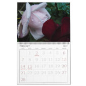 Calendrier mural de la photographie de fleurs (Feb 2027)