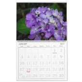 Calendrier mural de la photographie de fleurs (Jan 2027)