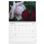 Calendrier mural de la photographie de fleurs (Feb 2026)