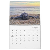 Calendrier mural de la tortue de mer 2019 (Mar 2026)