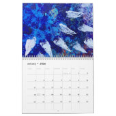 Calendrier mural de l'art abstrait 2025 (Jan 2026)