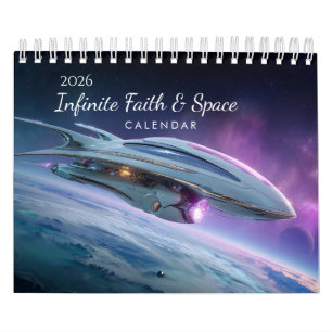 Calendrier mural de l'espace verset biblique 2026